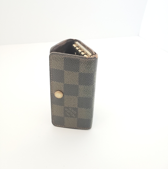 Pre-owned Louis Vuitton Damier Ebene 4 Key Holder - Picture 2 of 16